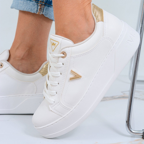 Zapatilla Sneakers Mujer Con Plataforma Via Marte Urbanas.