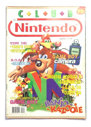 Revista Club Nintendo Número #70 1998