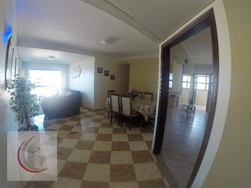 Imagem 11 de 29 de Apartamento Com 3 Dormitórios À Venda, 118 M² Por R$ 450.000,00 - Tupi - Praia Grande/sp - Ap1815