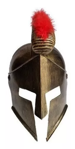 48 Casco Espartano Plástico Gladiador Romano 300 Bronce Arte