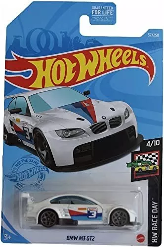 Hot Wheels Bmw M3 Gt2, Día De La Carrera 4/10 [blanco] 57/2