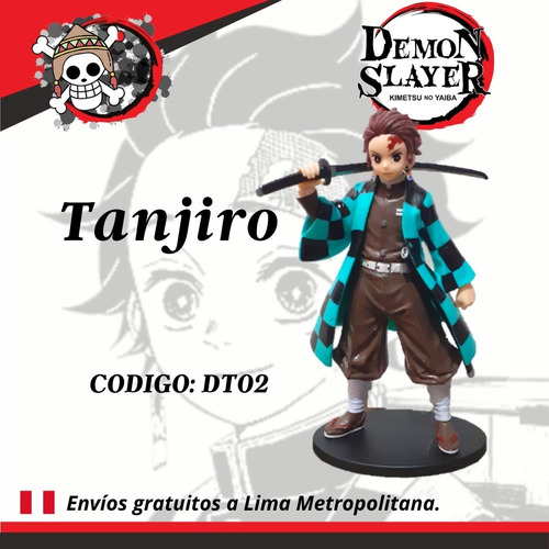 Figura De Tanjiro (bootleg) Demon Slayer, Kimetsu No Yaiba