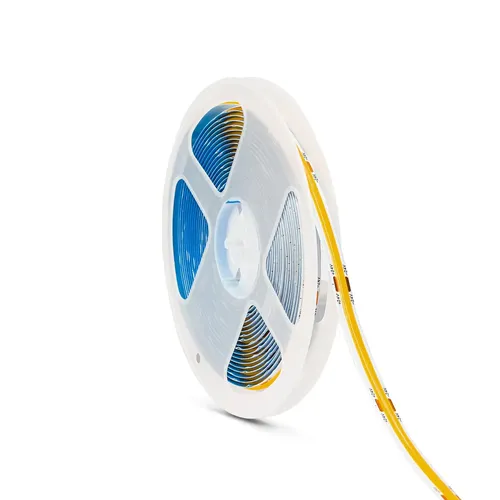 Fita Led Cob 5m Ekaza 3000k Branco Quente 320 Leds/m Irc90 Dimeri...