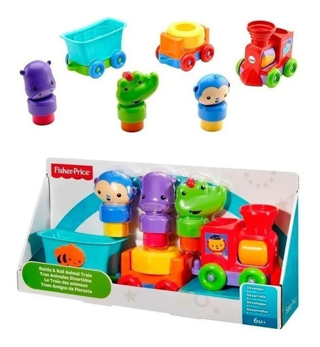 Tren Animales Divertidos Fisher Price Bunny Toys 