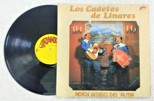 Los Cadetes De Linares Adios Amigo Del Alma Lp Exc. Cond.