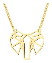 Comprar Collar Para Mujer Elefante Joya Plata Enchapada Oro 18k