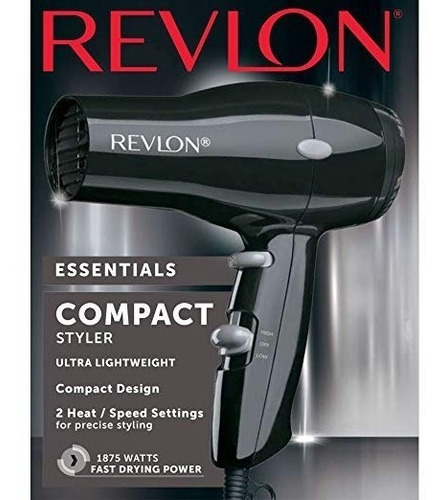 Secador Cabello Pelo Compacto 1875w Para Viaje Revlon W01