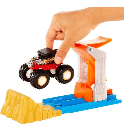 Imagen 3 de 5 de Monster Trucks - Lanzador Hot Wheels - Mattel