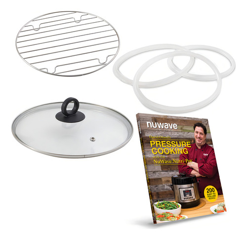 Nuwave Paquete De Accesorios Para Olla A Presión Digital N. Color Plateado