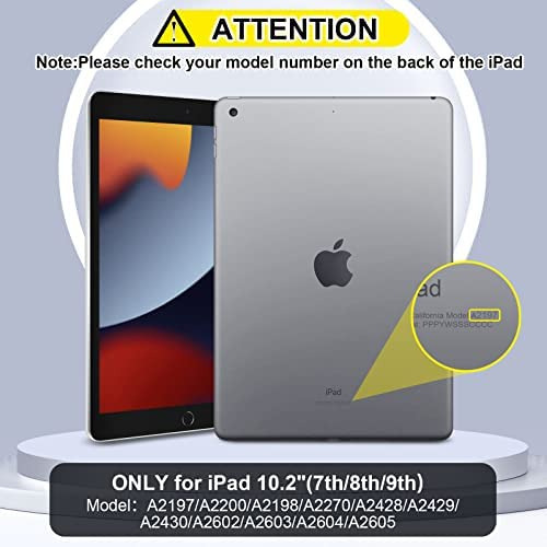 Funda Con Teclado Goojodoq / For iPad 10.2 / Black