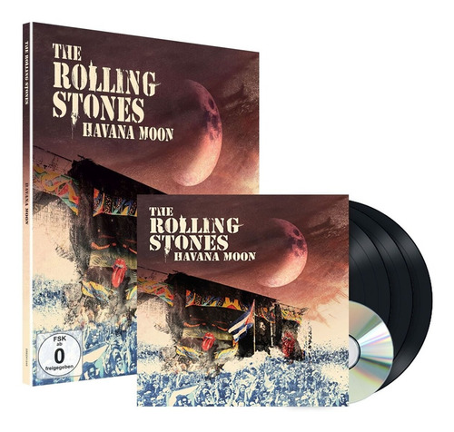 The Rolling Stones Havana Moon 3lp + Dvd Vinilo Nuevo