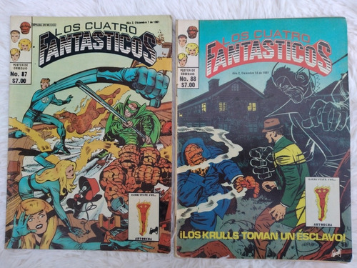 Comics Los Cuatro Fantasticos/ Novedades Editores/ 1982.