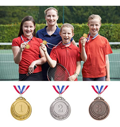 Trofeo Abaokai 12 Piezas Mini Oro Plata Bronce Premio Medall