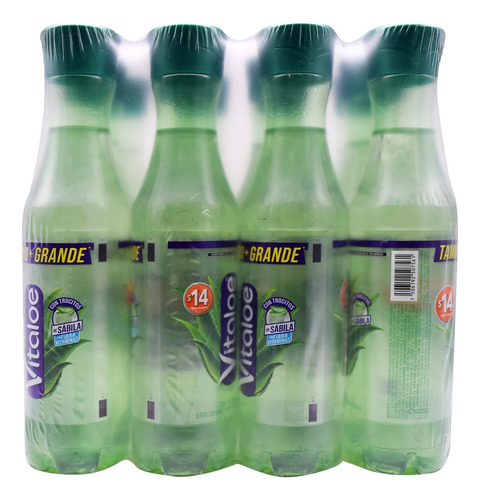 Agua Vitaloe Con Sábila 500 Ml (12 Pzs)