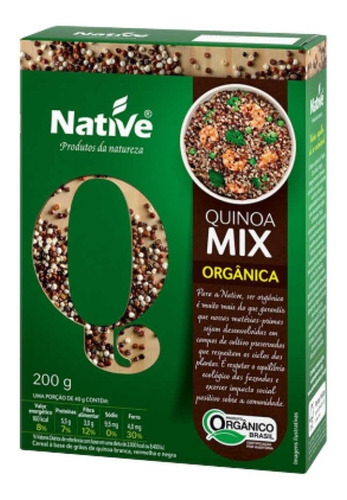 Mix De Quinoa Orgânica Em Grãos 200g - Native