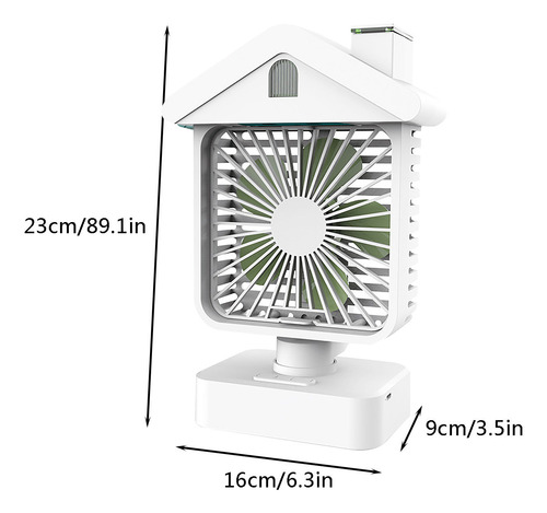 Ventilador Humidificador En Aerosol De Escritorio Para Uso D
