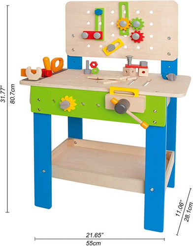 Imagen 4 de 8 de Banco Carpintero Hecho De Madera De Hape