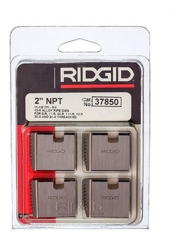 Terrajas Roscadoras Manual Tuberías Pernos Ridgid 37850