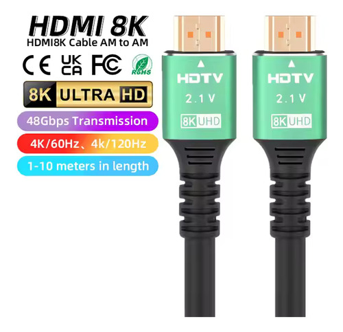 Cable Hdmi Alta Resolución 8k 1.5 Mts Rentanet