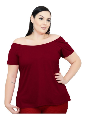 Roupa Feminina Bata Cigana Em Malha Viscolycra Plus Size