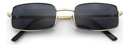 Sa106 Mens Retro Vintage Estrecha Rectangular Pimp Metal ...