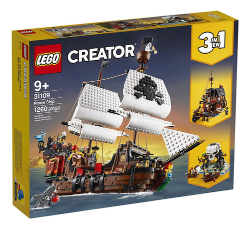 Lego Creator 3 En 1 Barco Pirata 31109 Juguete Infantil 0 Versión Del Personaje