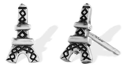 Boma Jewelry - Pendientes De Plata De Ley Con Diseño De Torr