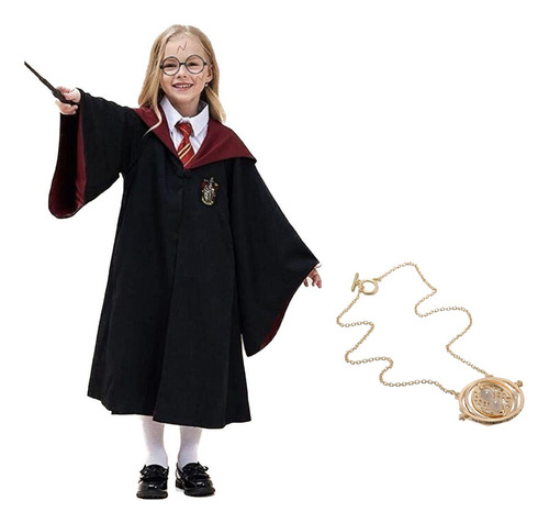 Disfraz  Harry Potter - Hermione  Niños Y Niñas  - 2 Piezas Despacho Inmediato