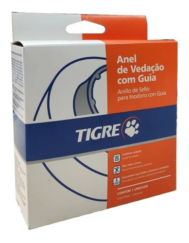 Anel Vedação Para Bacia Vaso Sanitário C/ Guia Tigre