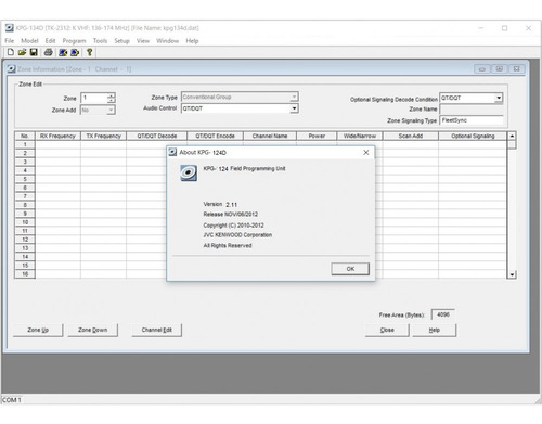 Software Kpg-174d V.2.11 Modelo Tkrd-710/810 Ingeniería