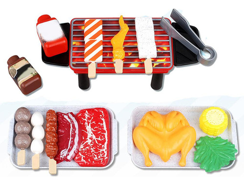 Set Juego Para Barbacoa Chef Kitchen, Juguete Para Cocina