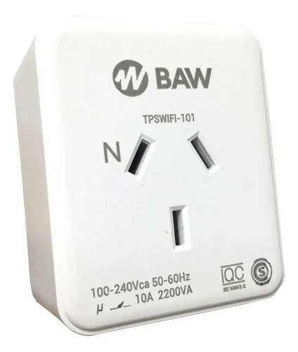 Pinza Amperométrica Digital Baw Buzzer + Enchufe Smart Wifi