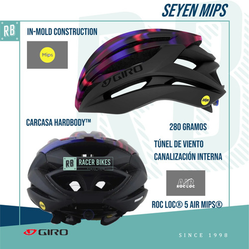 Imagen 2 de 2 de Casco Bicicleta Dama Giro Seyen Mips - Racer Bikes