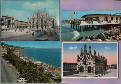 0290_lote De 12 Tarjetas Postales De Italia 