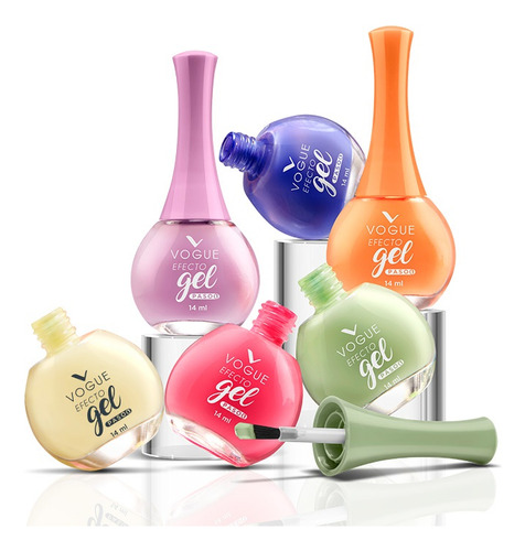 Set De Esmaltes Vogue Efecto Gel: Celebra Tu Belleza