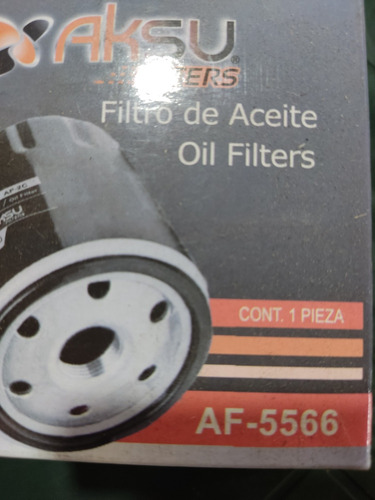 Filtro Aceite Af-5566 Para Centauro 1.8