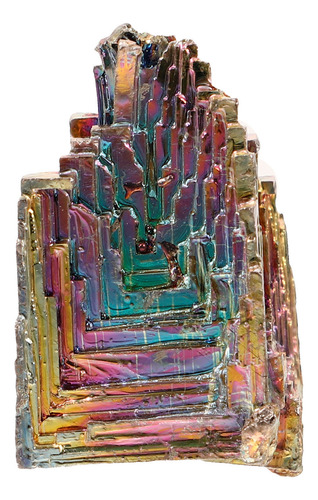 Espécime De Cristal De Bismuto De Mesa: Bismuto Decorativo A