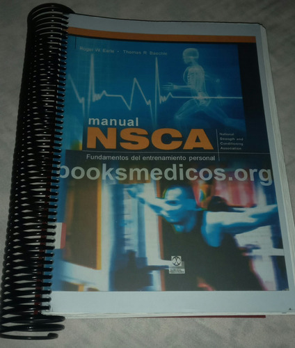 Libro Manual Nsca Fundamentos Del Entrenamiento Personal 