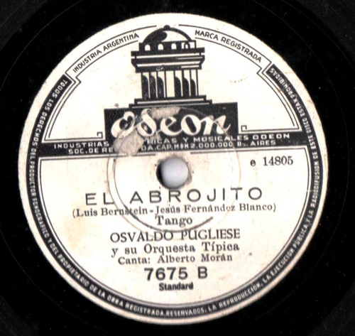 Lote De 10 Discos De Tango Según Detalle Artistas Varios (f) (Usado)