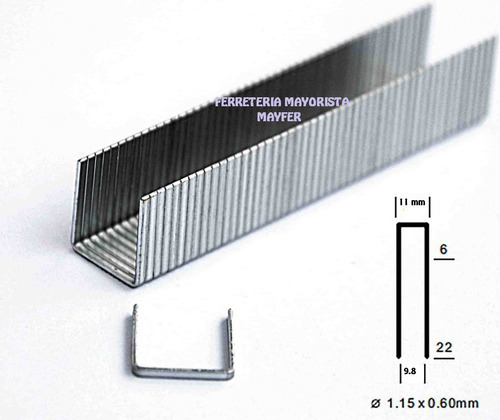 Caja Grapas Para Engrampadora Neumatica Serie 1010j