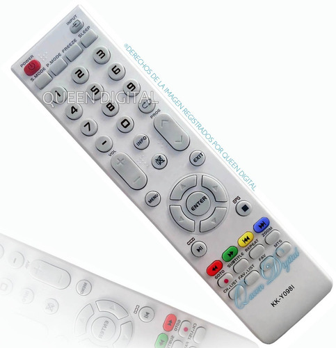 Control Remoto Led Tv Para Top House Kk-y098i Blanco Kky0981