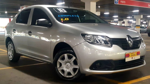 Renault Logan 1.0 Authentique Completo 2018 Zero Entrada
