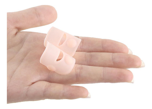 Gel Para De Uñas De Pies Encarnados De Silicona De 5 Pares,