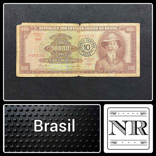 Brasil - 10.000 / 10 Cruzeiros Novos - Año 1967 - P #190