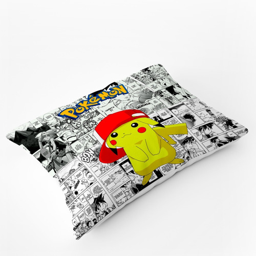 Pikachu Cojin Almohada Pokemon Cojin Anime Almohada 22x30cm