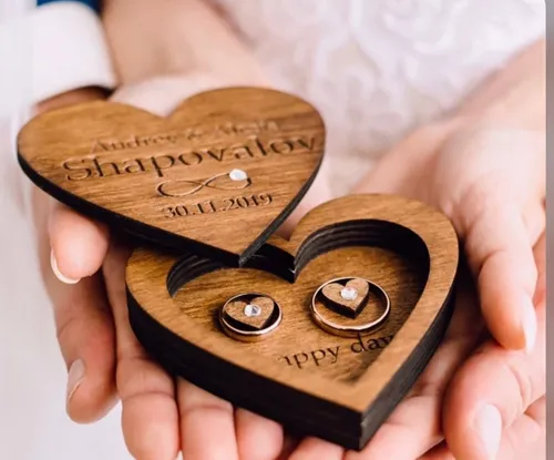 Anillos de madera para boda sale