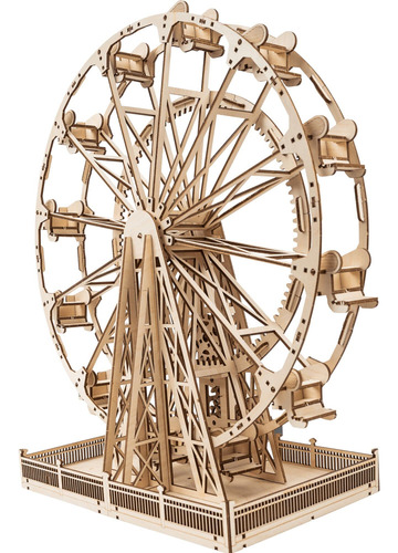 Coasterdynamix Noria Eléctrica De Madera Kit De Modelo De
