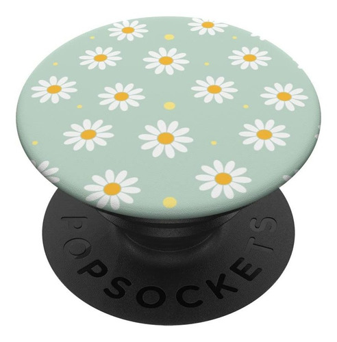 Popsockets Intercambiabl Diseño Floral Margarita Verde