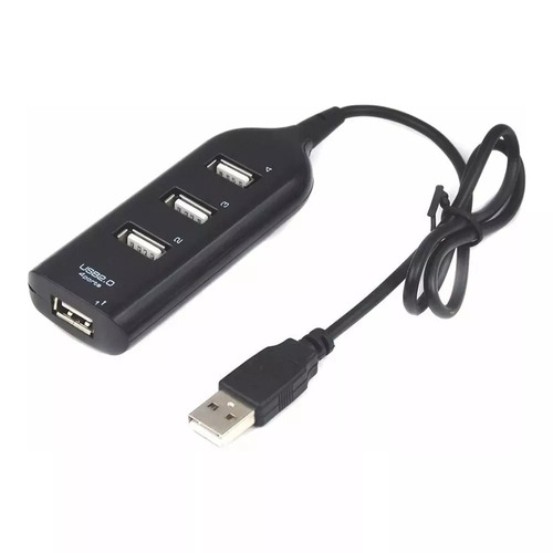 Hub Usb 4 Portas Extensor Hi-speed Plug Play Multiplicador