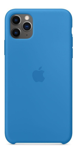 Imagem 1 de 1 de Capa Capinha Case Silicone iPhone 11 Pro Max+ 1 Película
